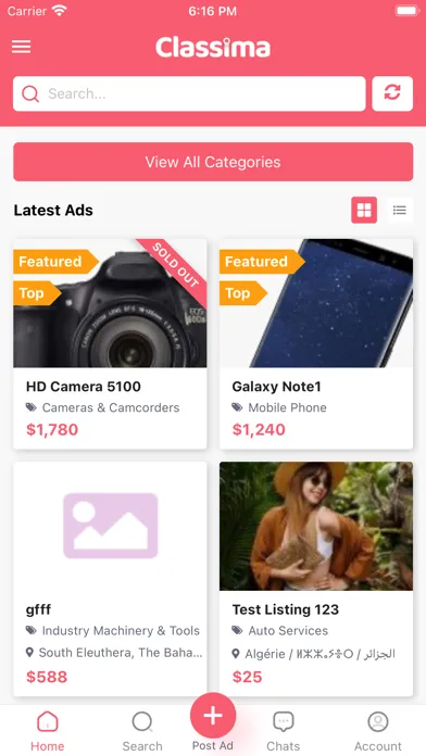 Captures d'écran de Classima - Classified ads