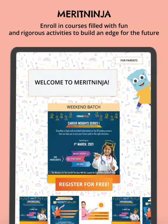Classklap Learning App iPad  سکرین شاٹس