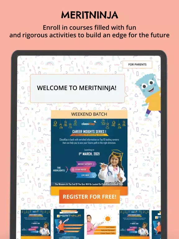 Classklap Learning App iPad  スクリーンショット