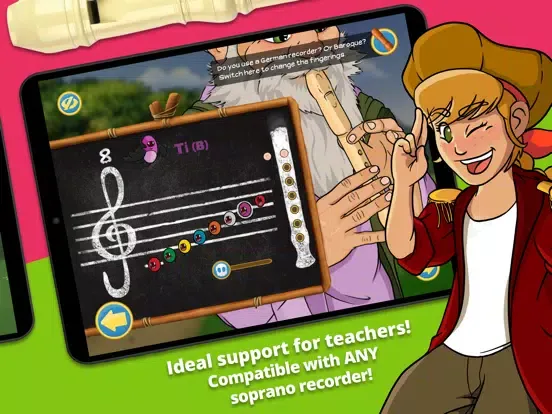 Ảnh chụp màn hình của Flute Master for Schools iPad 