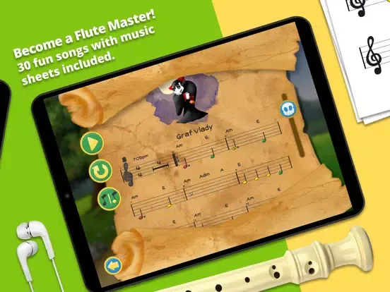 Ảnh chụp màn hình của Flute Master for Schools iPad 