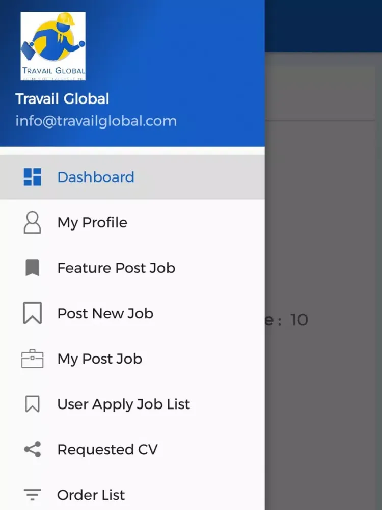 Travail Global Employer iPad  Screenshots