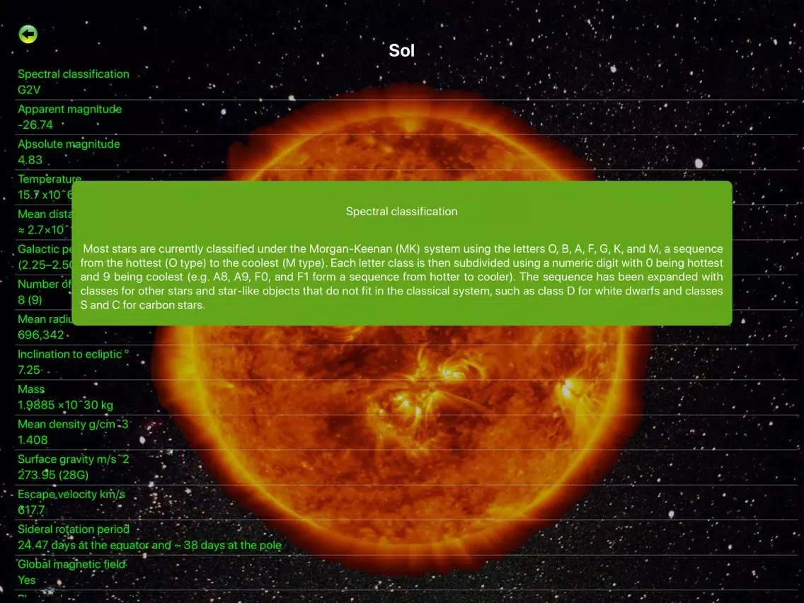 Sol's system and its neighbors iPad 應用截圖