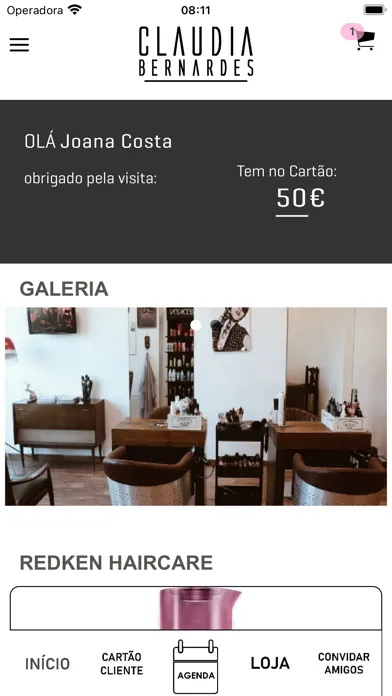 Скриншоты Claudia Bernardes Cabeleireiro