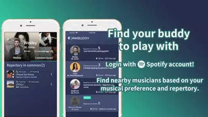 Zrzuty ekranu JamBuddy - Find musicians