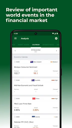 Screenshot di Forex fundamental analysis