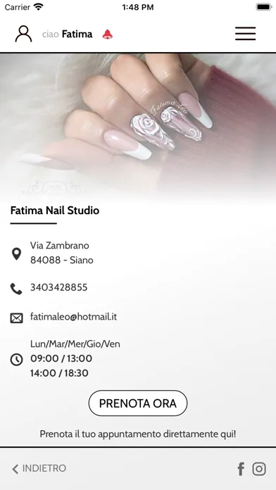 Tangkapan skrin FatimaNailStudio