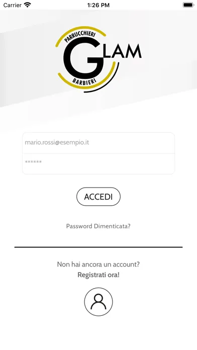 Screenshot di Glam Parrucchieri Barbieri