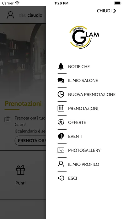 Screenshot di Glam Parrucchieri Barbieri