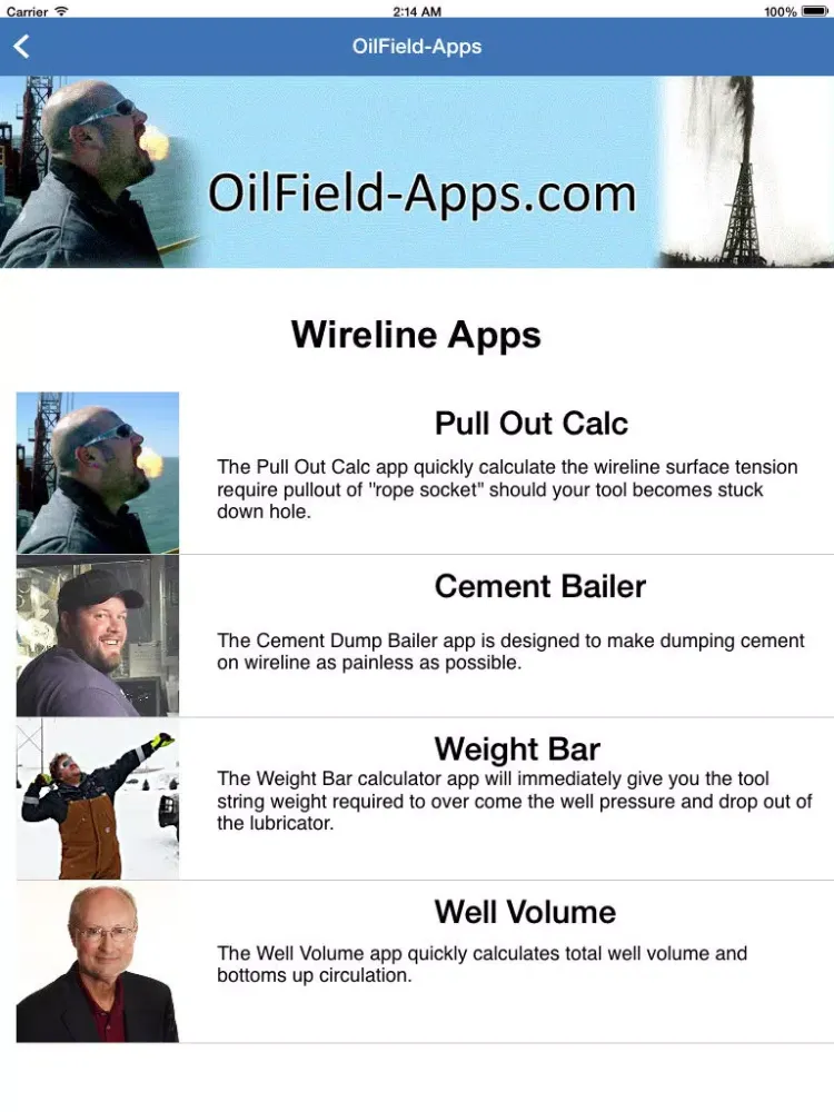 OilField-Apps iPad  Screenshots