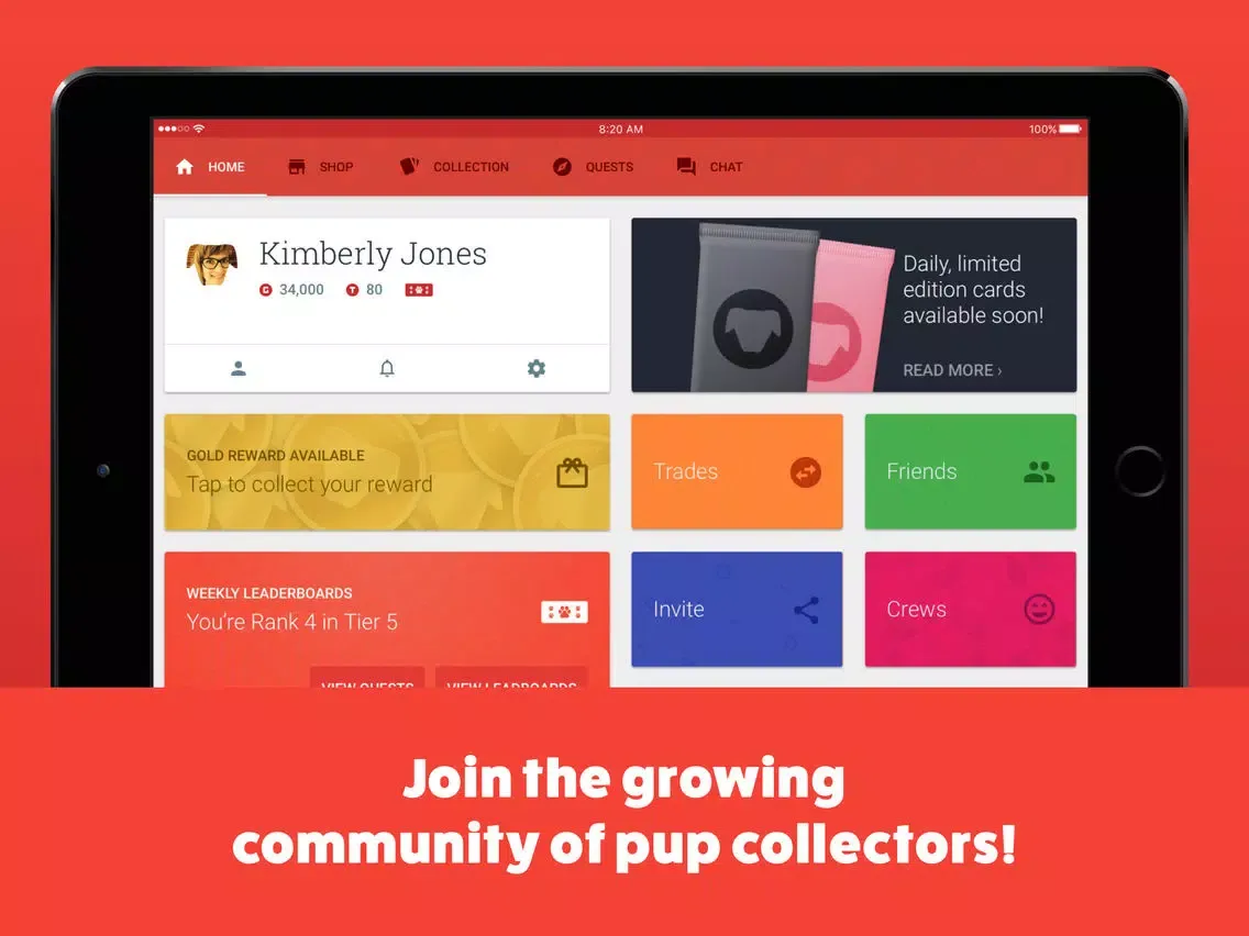 Puppy Cards - The Dog Trading Card Game iPad  스크린샷