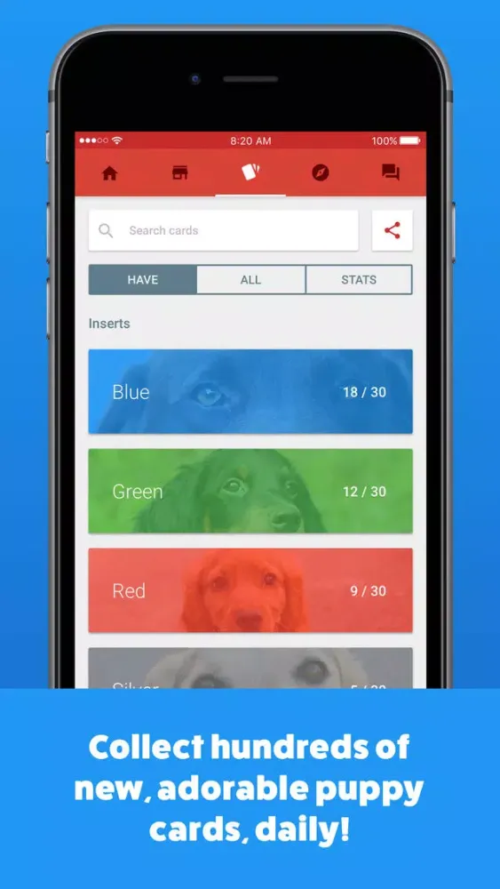 Puppy Cards - The Dog Trading Card Game 스크린샷