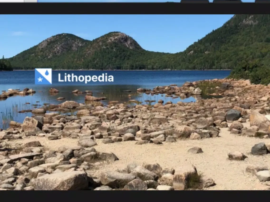 Tangkapan layar Lithopedia iPad 