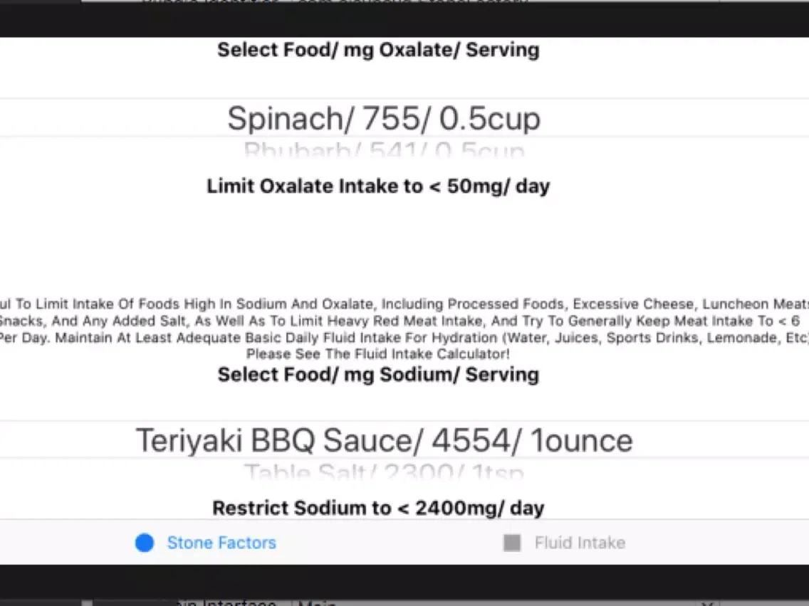 Tangkapan layar Lithopedia iPad 