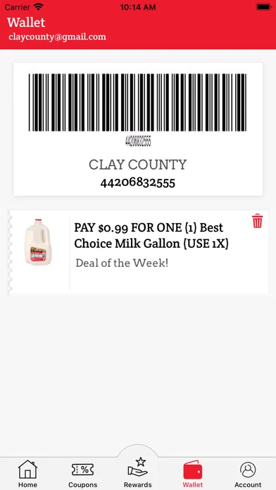 Скриншоты Clay County PW Rewards
