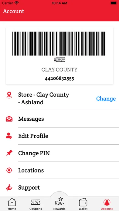 Скриншоты Clay County PW Rewards