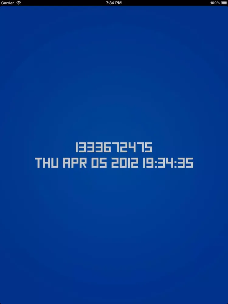 Captures d'écran de Unix Timestamp iPad 