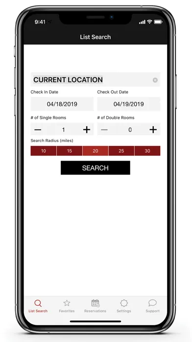Captures d'écran de CLC Lodging Hotel Locator