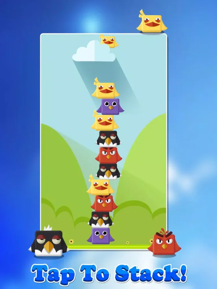 Tangkapan layar Chicken Stack iPad 