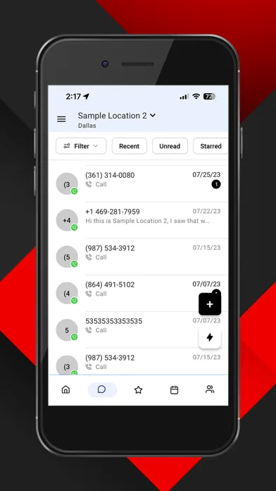 Screenshot di Clean Biz Network Member App