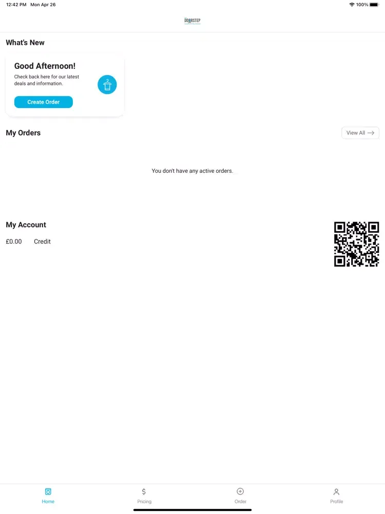 Screenshot di The Doorstep Laundry&DryClean iPad 