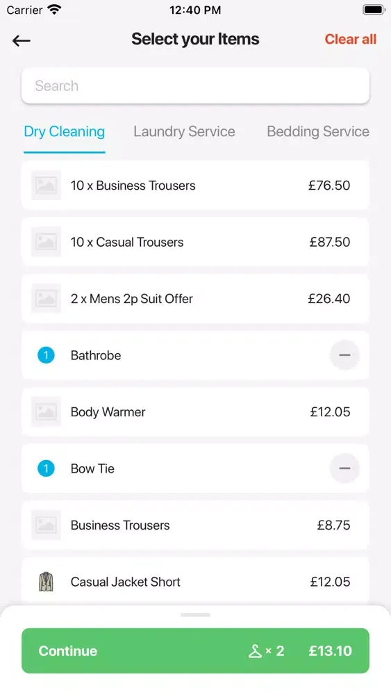 Screenshot di The Doorstep Laundry&DryClean