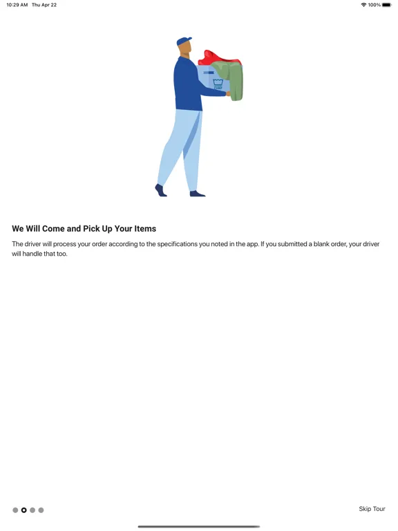 Capturas de tela do Laundry Chief iPad 