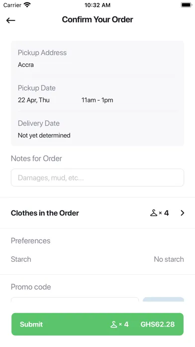 Capturas de tela do Laundry Chief