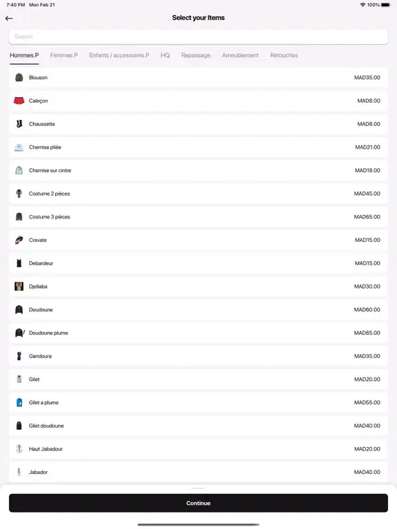 Pressing Le Jasmin Blanc iPad  Screenshots
