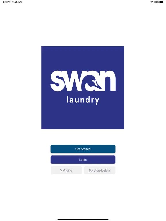 Capturas de tela do Swan Laundry & Dry Cleaning iPad 