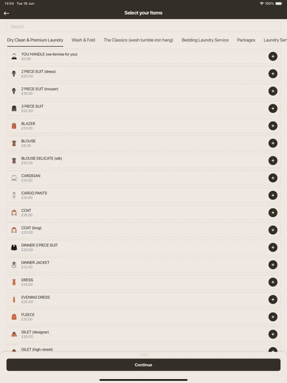 LAUNDRY by home iPad  Ekran Görüntüleri