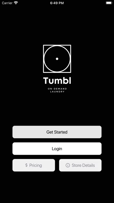 Tumbl : On-Demand Laundry Screenshots