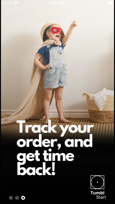 Tumbl : On-Demand Laundry Screenshots
