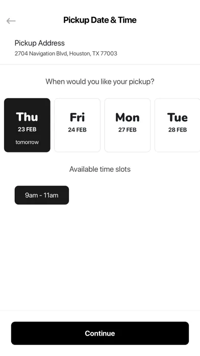 Tumbl : On-Demand Laundry Screenshots