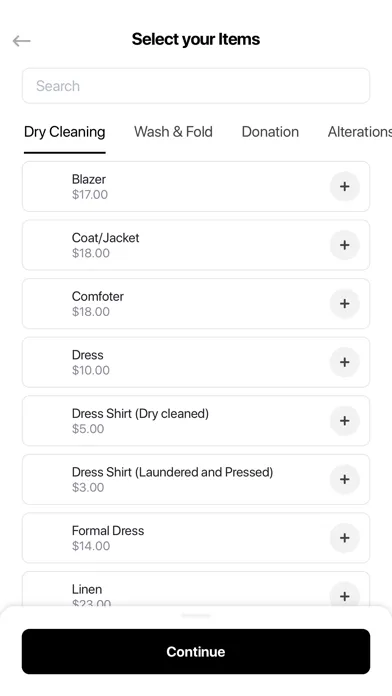 Tumbl : On-Demand Laundry Screenshots