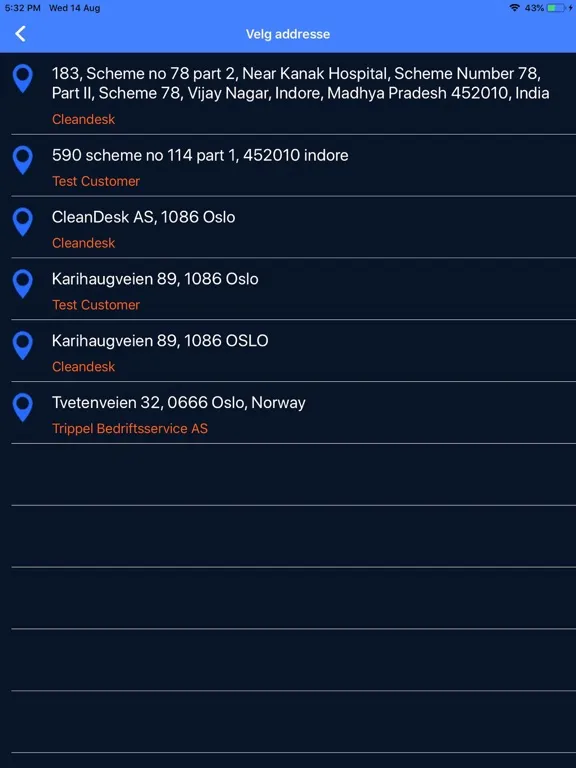 CleanData iPad  سکرین شاٹس