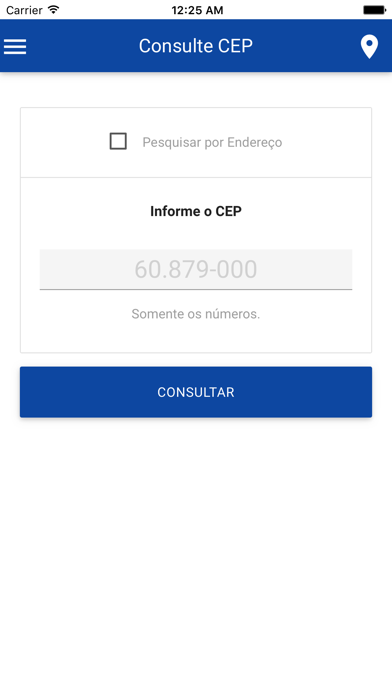 Consulte CEP应用截图