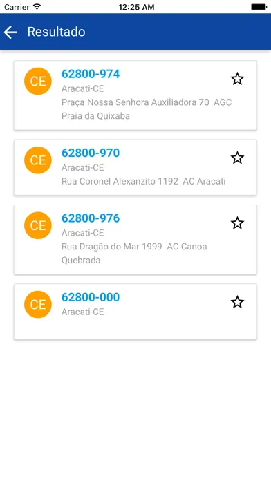Consulte CEP Screenshots