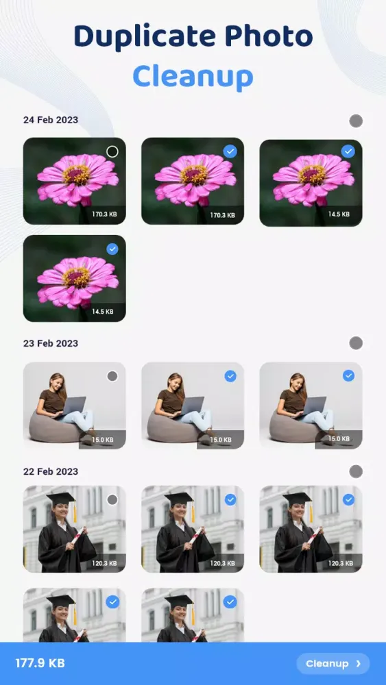 Zrzuty ekranu Clean Duplicate Photo & Video