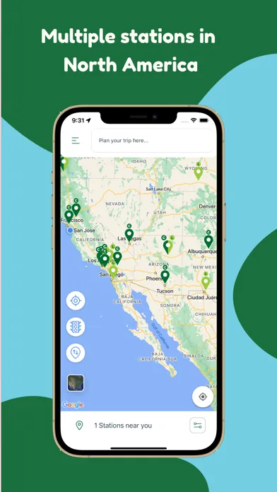 Captures d'écran de Clean Energy Station Locator