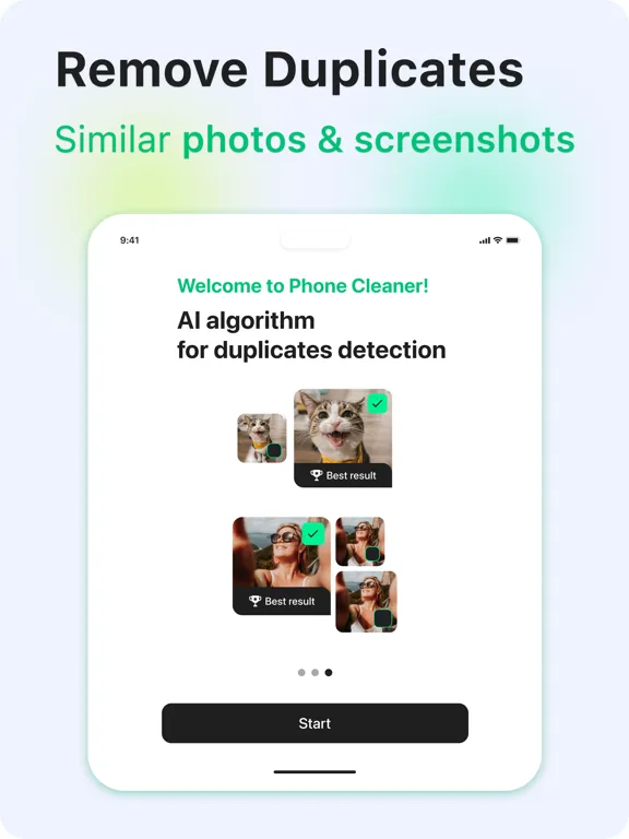 ClearFrame: Photo Cleaner iPad  Screenshots