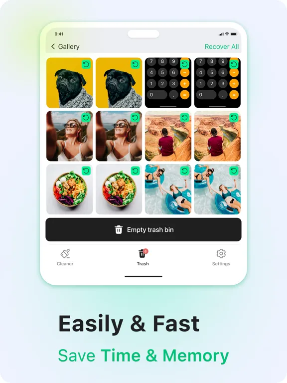 ClearFrame: Photo Cleaner iPad  Screenshots