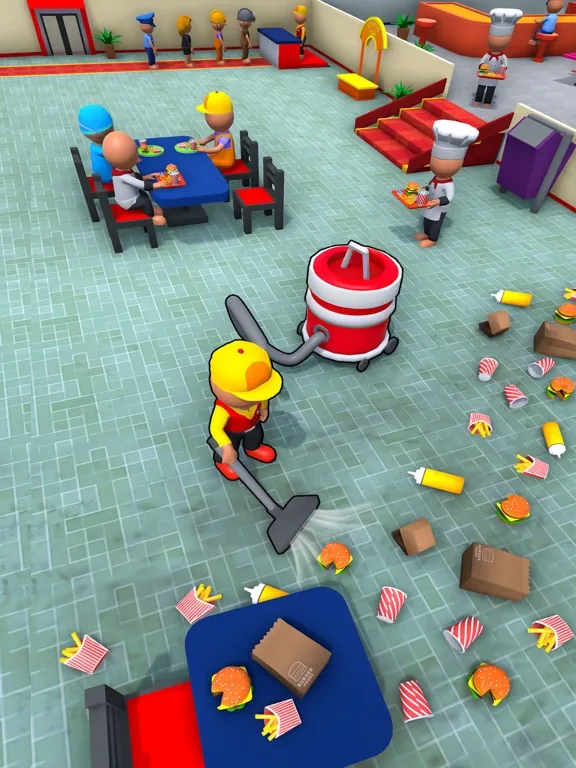 Dream Restaurant Cleaning Game iPad  स्क्रीनशॉट