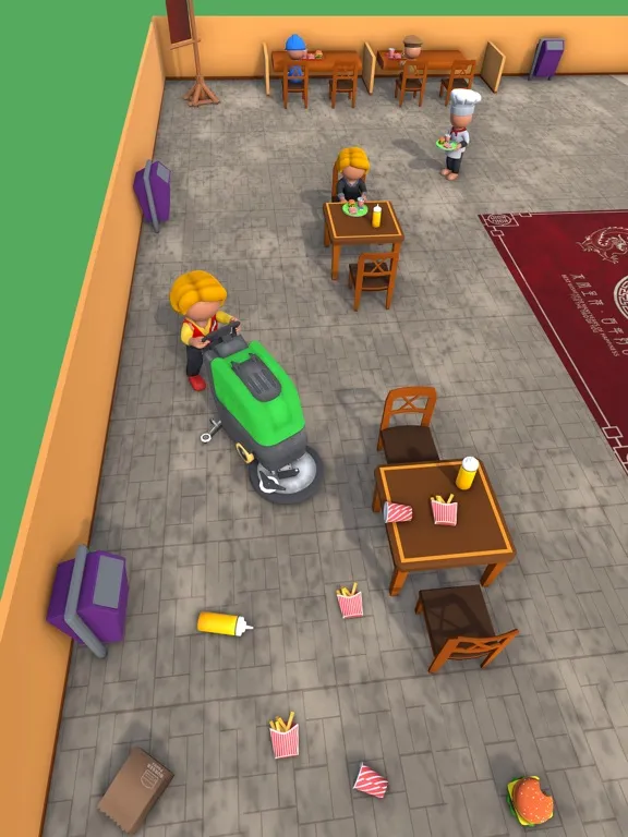 Dream Restaurant Cleaning Game iPad  स्क्रीनशॉट