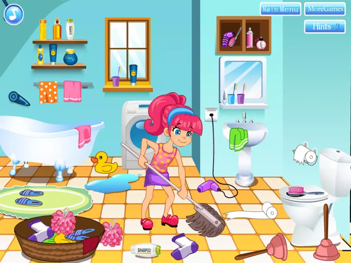 Zrzuty ekranu cleaning house decorating games girl for free iPad 
