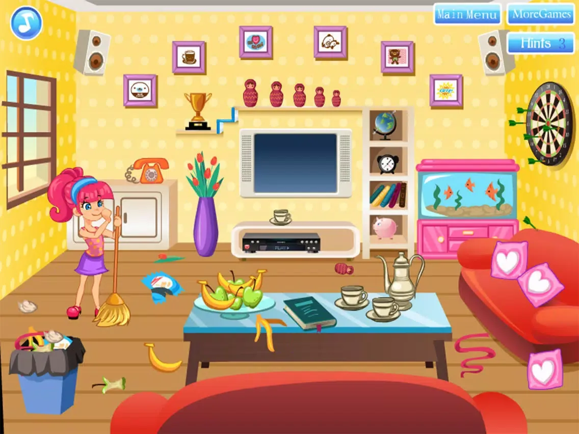 Zrzuty ekranu cleaning house decorating games girl for free iPad 