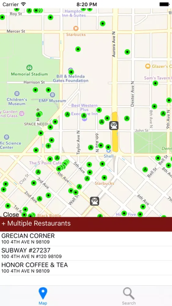 Capturas de tela do Cleanly Seattle/King County-Restaurant Inspections