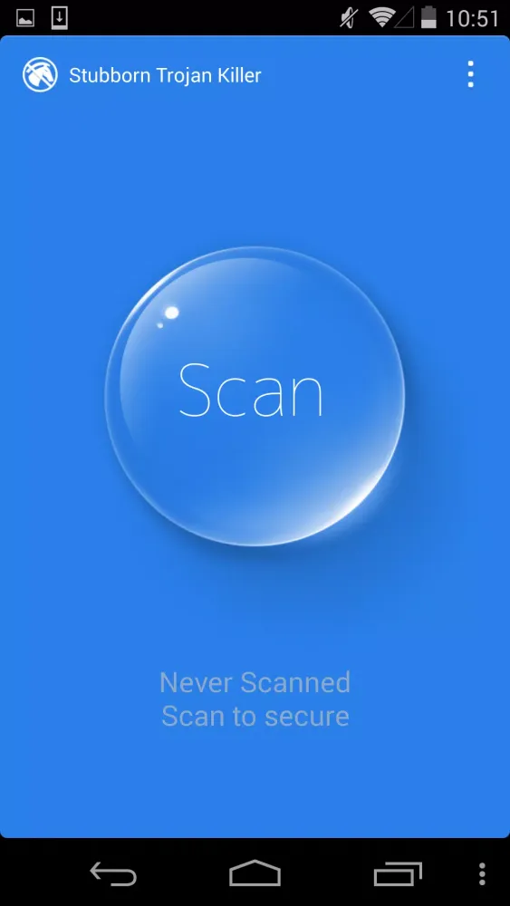 Ảnh chụp màn hình của Stubborn Trojan Killer