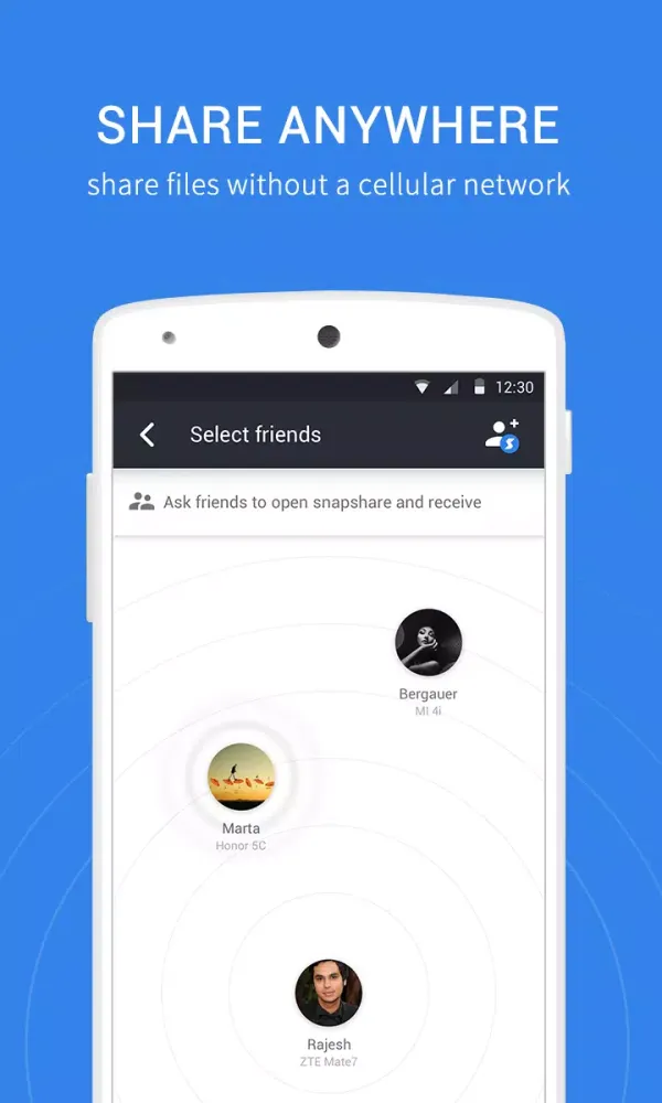 Capturas de pantalla de SnapShare