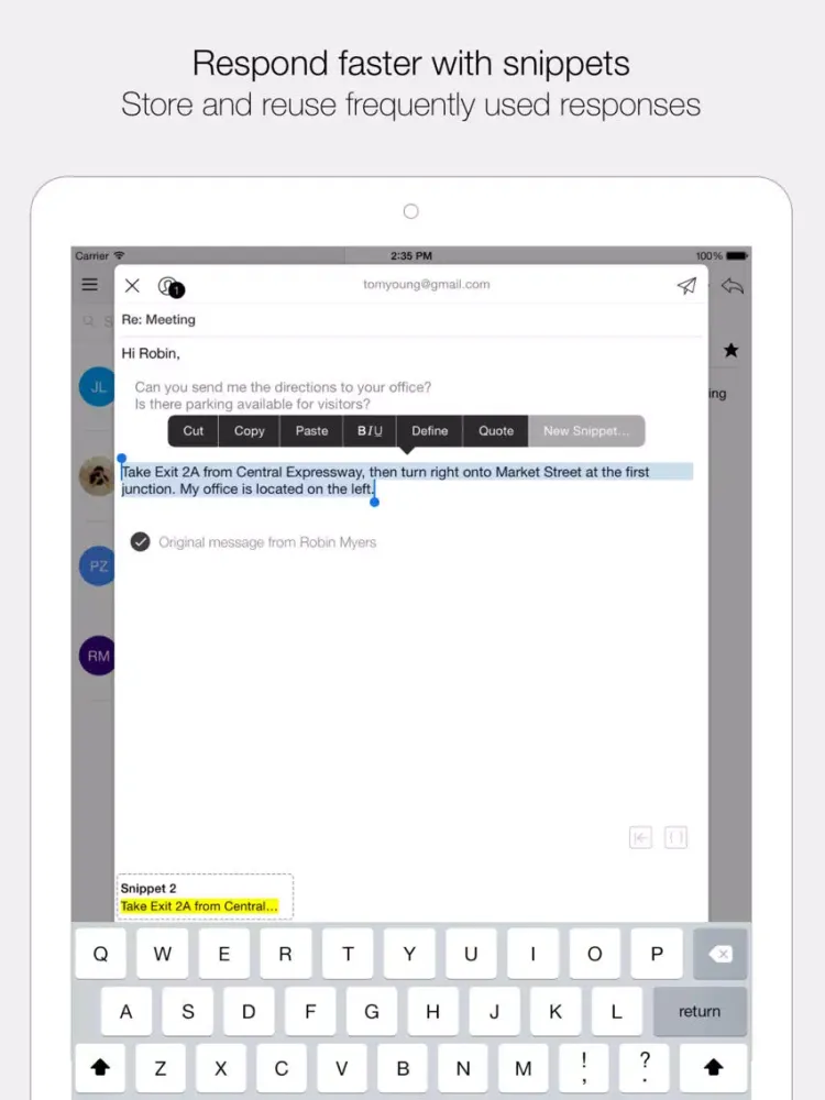 Dispatch: Email meets GTD iPad 應用截圖